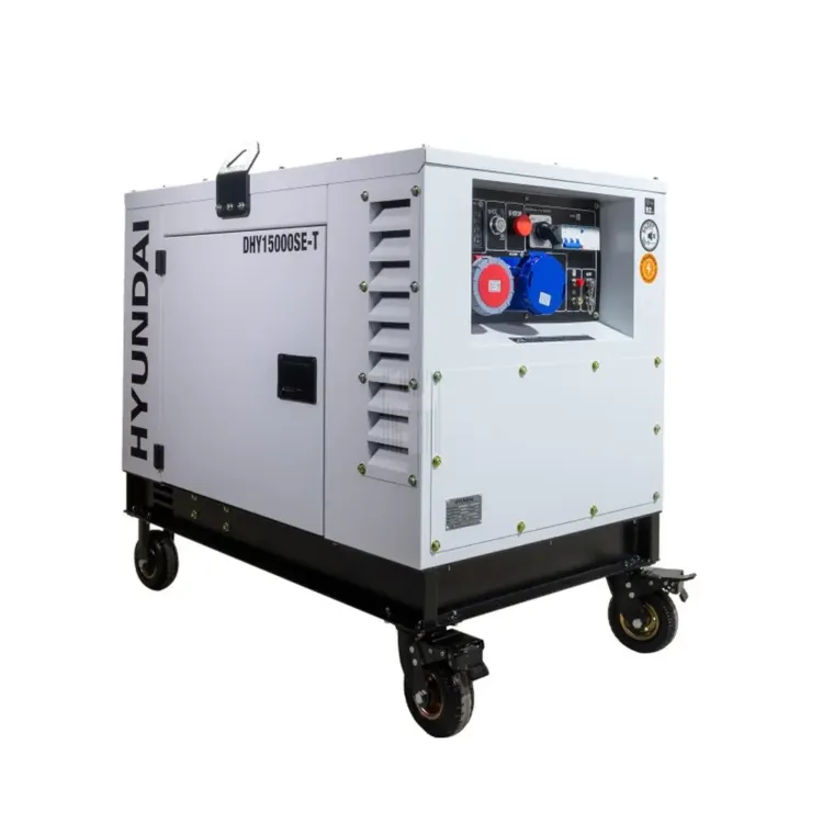 GERADOR DIESEL 15KVA MONO TRIFÁSICO HYUNDAI