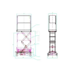 PLATAFORMA SOBE-PESSOAS 3M ND