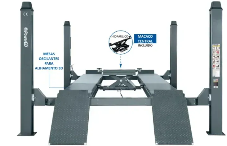 ELEVADOR AUTO 4 COLUNAS PA4LA POWERED