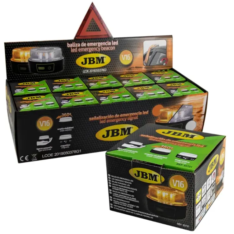 BALIZA DE EMERGENCIA LED JBM (3)