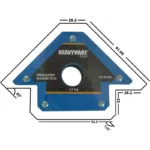 ESQUADRO MAGNETICO KGFORÇA HEAVYWARE