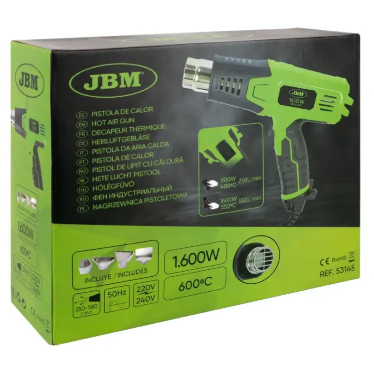 SOPRADOR DE AR QUENTE 2000W JBM (6)