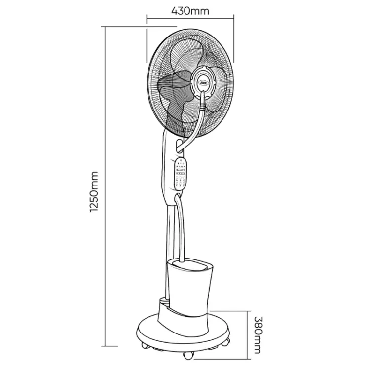 VENTILADOR DE PULVERIZAÇÃO DE ÁGUA JBM (6)