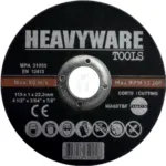 DISCO 115X1 CORTE INOX HEAVYWARE TOOLS
