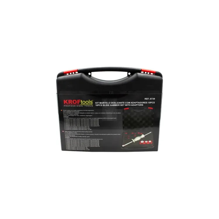 KIT MARTELO DESLIZANTE ADAPTADORES KROFTOOLS