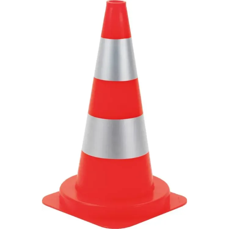 CONE DE SINALIZAÇÃO LARANJA PVC 500MM 1,2KG