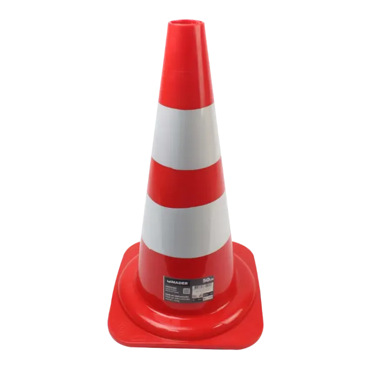 CONE SINALIZAÇÃO ALTURA 50CM MADER (2)