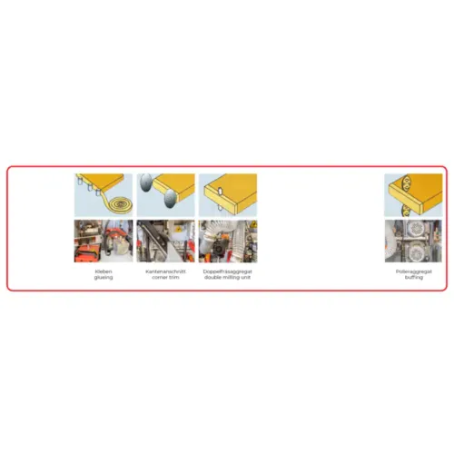 MÁQUINA DE COLAGEM DE ORLAS KAM35EP 400V COM ECRÃ TÁTIL