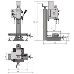 MAQ.FURAR/FRESAR OPTI BF16/230V VARIO OPTIMUM
