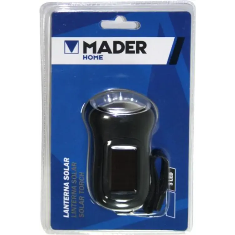 LANTERNA SOLAR LED MADER