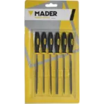 LIMA TIPO AGULHA 6PCS BL MADER