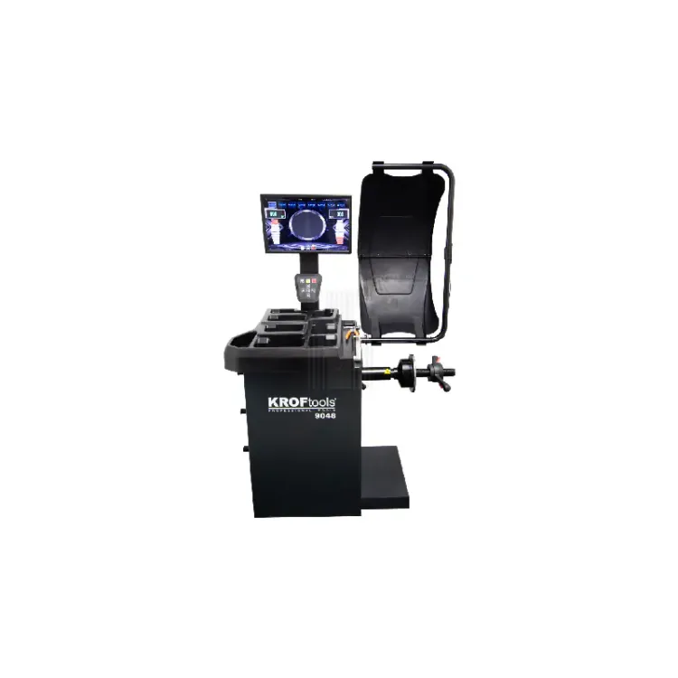 MÁQUINA CALIBRAR RODAS AUTOMÁTICO 10″-24″ C/ LASER E LCD 21″ KROFTOOLS
