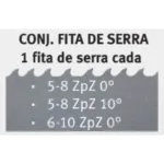 KIT FITAS SERRA P S300G+S310DG 3 UNIDADES OPTIMUM