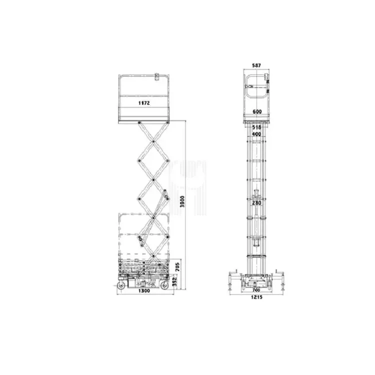 PLATAFORMA ELEVATÓRIA ELÉTRICA GAYNER