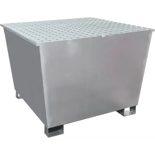 BACIA DE RETENÇÃO L C GRELHA DE AÇO IBC