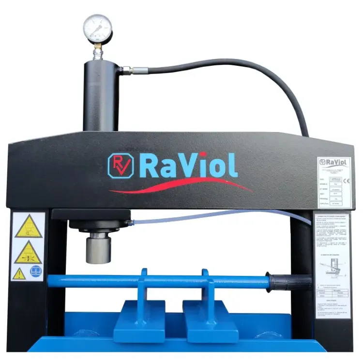 PRENSA DE BANCADA 25 TON HIDRAULICO MÓVEL RAVIOL (7)