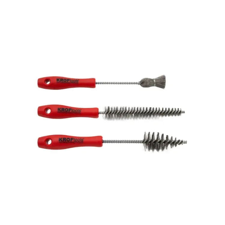 KIT ESCOVAS LIMPEZA INJETORES DIESEL 3PCS KROFTOOLS (3)