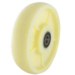 RODA TRASEIRA NYLON BRANCO ØXMM POWERED