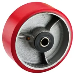 RODA TRASEIRA PU VERMELHO ØXMM POWERED