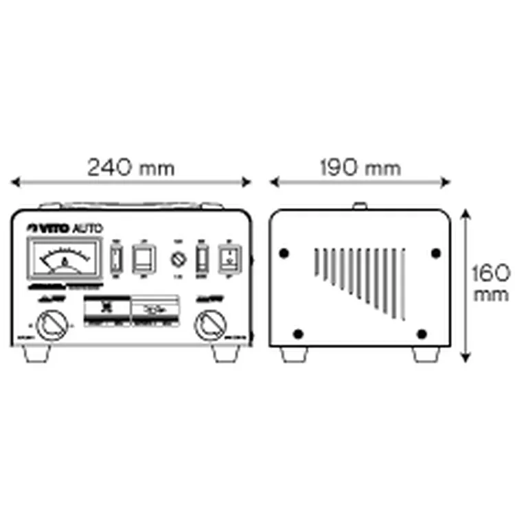 CARREGADOR BATERIA 12/24V 12A  VITO