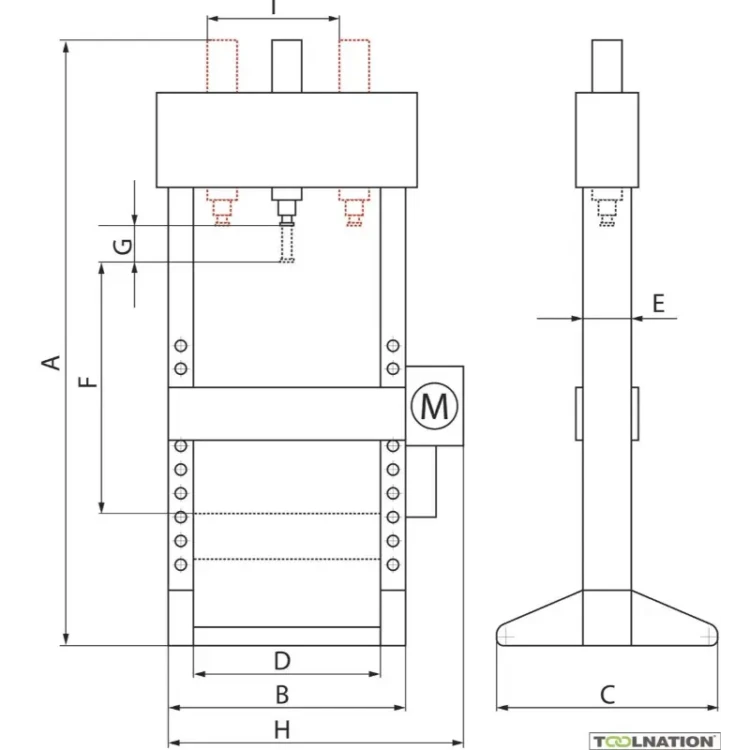 prensa hidraulica com cilindro movel catts metalworkschavevertical com webp