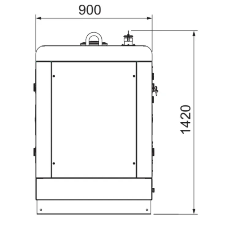 GERADOR GE FSX AVR KVA V FPT IVECO RPM MANUAL TOMADAS ()