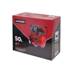 COMPRESSOR DE AR SILENCIOSO 50L 1HP MADER
