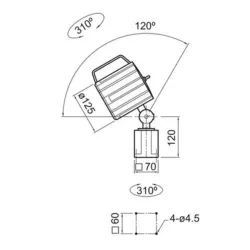 CANDEEIRO LED MWG 6-100 OPTIMUM