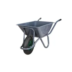 CARRO-DE-MÃO P/ OBRA C/ RODA PNEUM. SIRL EVOF1 CINZA