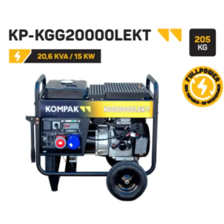 GERADOR GASOLINA 20KVA KOMPAK