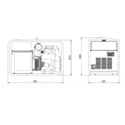 GERADOR GE 11000 HBS MOSA