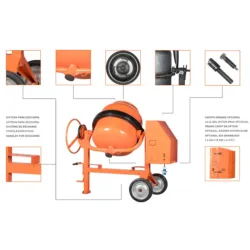 BETONEIRA PROFISSIONAL BP280 N SIRL