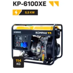 GERADOR DIESEL 5KW 230V KOMPAK
