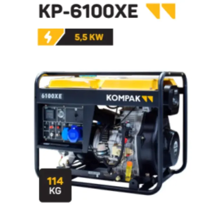 GERADOR DIESEL 5KW 230V KOMPAK