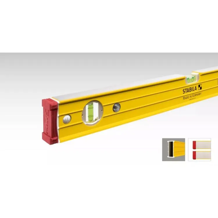 Nível de Bolha Super Resistente STABILA 100cm 2 Superfícies de Medição