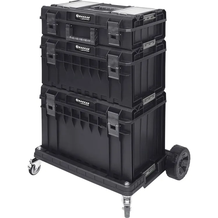 Plataforma com Rodas COBOX DRAKKAR 3 Caixas 745x510x1020mm Plataforma com Rodas COBOX DRAKKAR 3 Caixas 745x510x1020mm